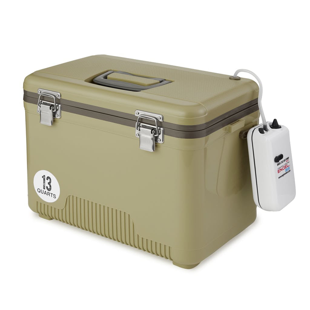 Engel 13 Quart Insulated Live Bait Fishing Outdoor Cooler With 
