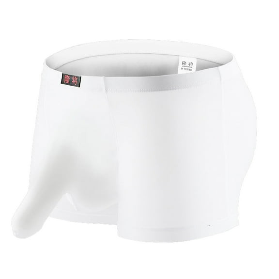 Mens Boxer Briefs Ultra Comfort Soft Underpants U Shaped Pouch Space Chamber Briefs Moisture Wicking Breathable Underpants Open Fly Tag Free Trunk Briefs