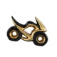 thumbnail image 1 of Estatua de motocicleta, escultura moderna, figura decorativa minimalista coleccionable, adorno de mesa para estantería, decoración del hogar Negro, 1 of 8