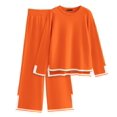 thumbnail image 1 of Conjunto Coordinado PRETTYGARDEN Suéter de Punto Naranja M, 1 of 7