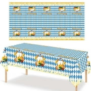 Bavarian Oktoberfest Party Tablecloth 108 x 54 Inch for Celebrations