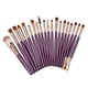 thumbnail image 4 of Kit de 20 brochas de maquillaje profesionales, juego de brochas de maquillaje de color morado, rosa y dorado, brocha para sombra de ojos, rímel, herramientas de belleza, 4 of 14