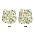 thumbnail image 3 of Balery Fruit Pears Pantalones cortos deportivos para mujer con forro y dos bolsillos, elásticos, para entrenamiento, gimnasio, yoga-Medium, 3 of 7