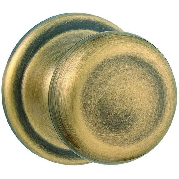 Kwikset CP720J-5 Clear Pack Juno Passage Lock Antique Brass Finish