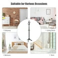 thumbnail image 4 of Costway Coat Rack Wooden Hall Tree 2 Adjustable Height w/ 9 Hooks Black, 4 of 8