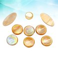 thumbnail image 4 of EeaseCA 9pcs/set Alto Tenor Soprano Saxophone Sax Shell Key Buttons Inlays Accessories (Yellow), 4 of 8