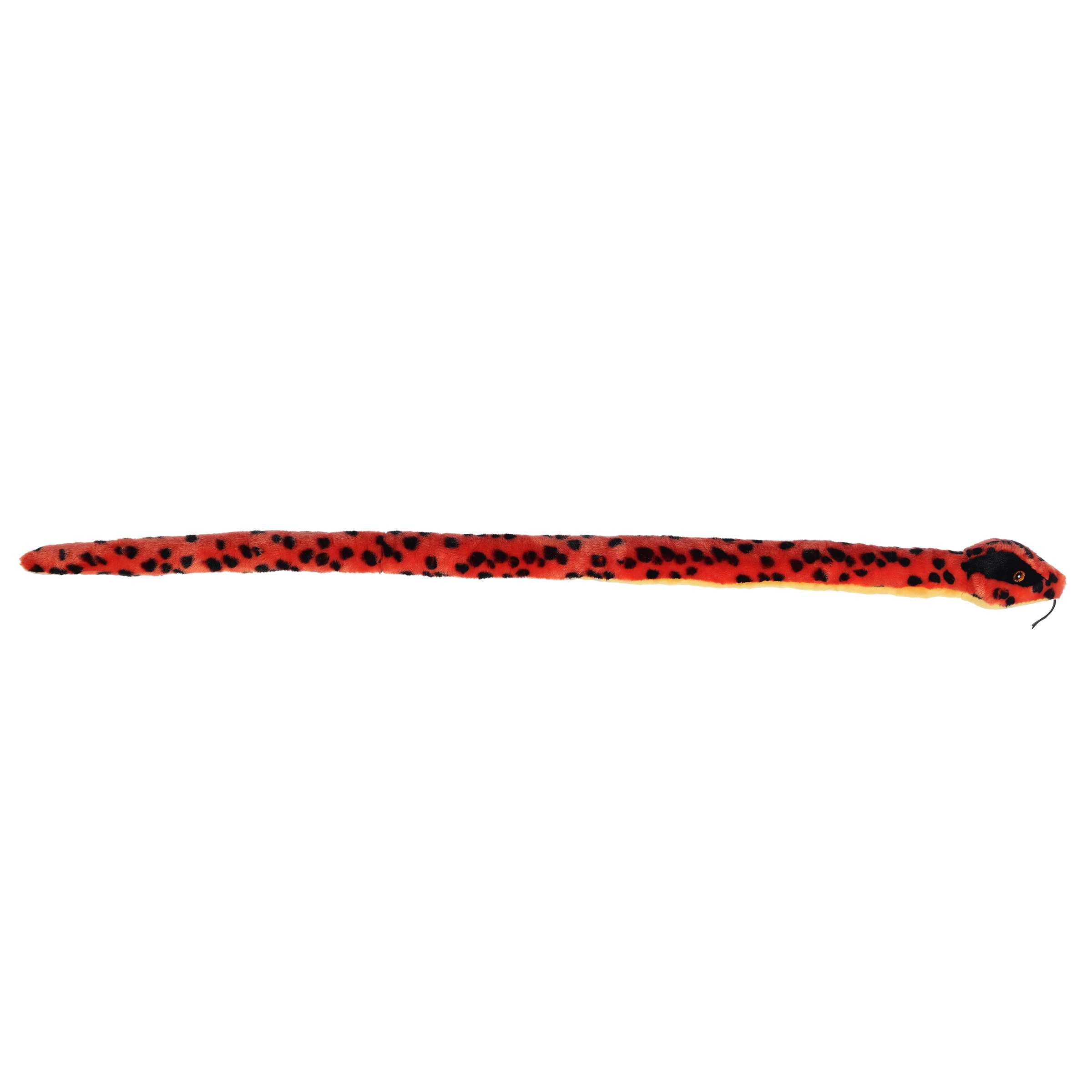 Aurora Mint Speckled Snake Plush – 50-Inch Long Realistic Stuffed Animal, Soft Plush With Scale Texture