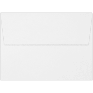 LUXPaper A7 Invitation Envelopes, 5 1/4 x 7 1/4, 24 lb. Bright White, 500 Pack
