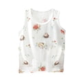 thumbnail image 2 of BLTIBY Girls Boys Tank Top Summer Sleeveless Funny Vest T Shirt for Teen Toddler Infant Round Neck Printed Fashion Casual Blouse White 4 9-10 Years, 2 of 3