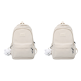 thumbnail image 1 of Mochila FLhrweasw de Gran Capacidad para Deportes Al Aire Libre Blanco 2 Piezas, 1 of 3