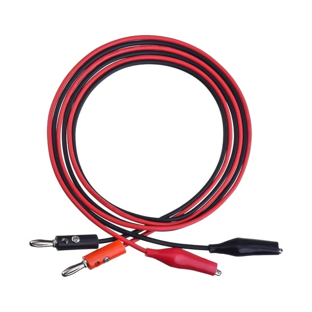 Kit de cables de conexión para pruebas eléctricas, 2 unidades, 1 metro
