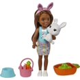 thumbnail image 4 of Barbie Chelsea Doll (Brunette) with Pet Bunny & Storytelling Accessories Including Pet Bed, Bunny Treats & More, Toy for 3 Year Olds & Up Barbie -, 4 of 6