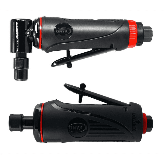 Astro Pneumatic 222 ONYX 2pc Die Grinder Kit w/ 1/4" 90 Angle Die Grinder