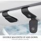 thumbnail image 4 of Magnetic Sunglass Clip, Car Visor Sunglasses, Foldable Leather Sunglass Holder, Portable Sunglasses Clip for Car, High-Quality Metal Frame, for Office Use, 4 of 9
