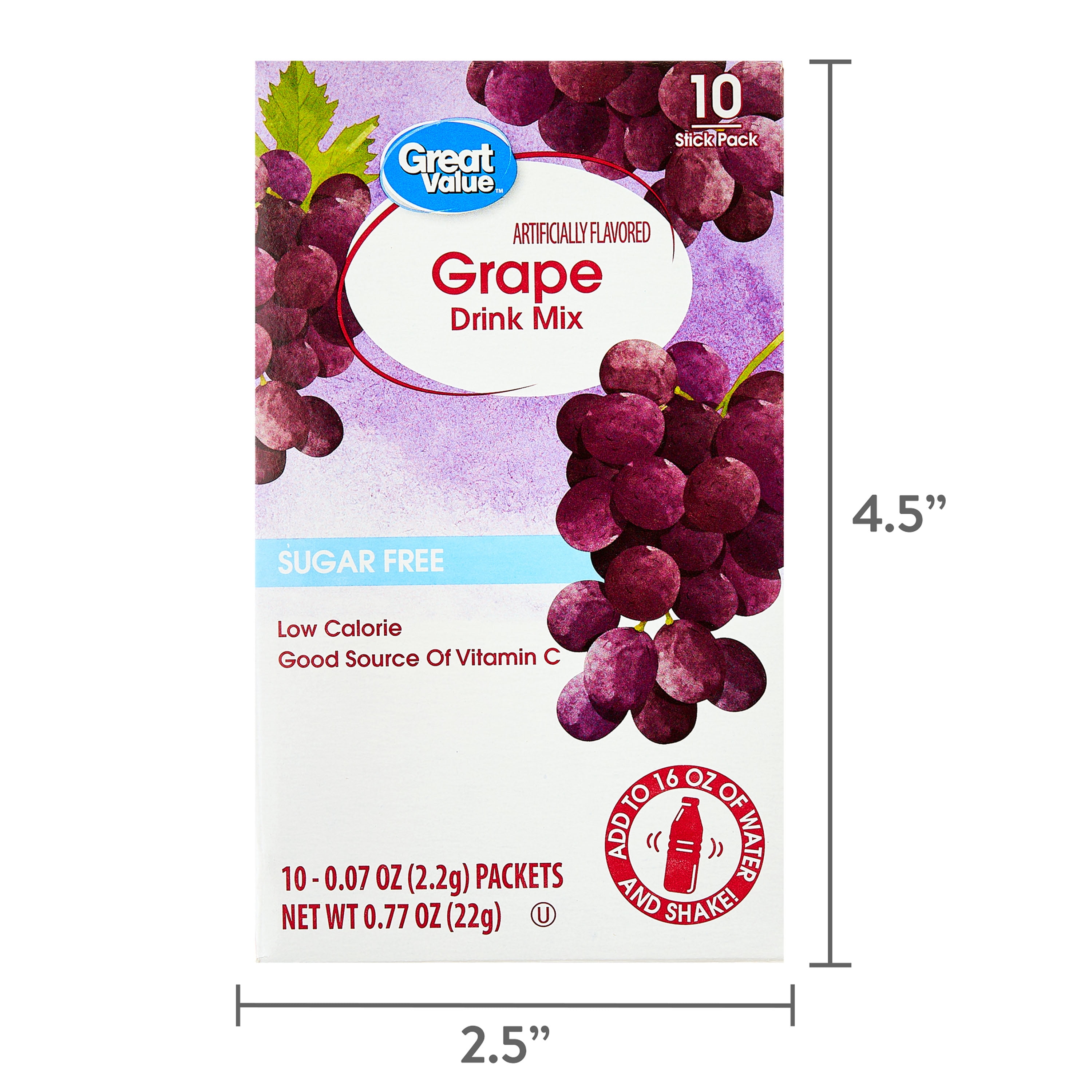 リピ割【人気No.1】霞の境GrapeGod H4CBH 1mlグレープゴッ Great Value Grape Powdered Drink Mix 0.77 oz Packets, 10 Count