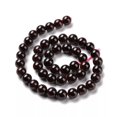 thumbnail image 3 of EOEMY 2Strands Dark Red 8.5mm Natural Garnet Round Beads Strands Crafts Jewelry Making, 3 of 4