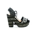 thumbnail image 2 of SODA Picotee White Pu Pointed Toe Block Heel Ankle Western Stitched Boots (White Pu, 9), 2 of 5