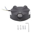 thumbnail image 2 of Fyydes Wall Sconce Modern Industrial Aluminum Black Waterproof 5W LED Warm Light, 2 of 8