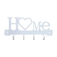 thumbnail image 2 of HOME Key Rack Wrought Iron Wall Shelving Unit Metal Decorative Hook Rack Entryway Coat Rack, 2 of 6