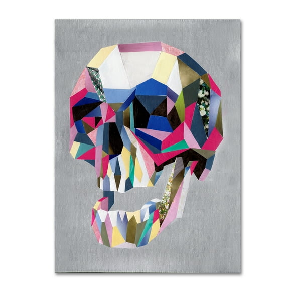 Trademark Fine Art 'Skull' Canvas Art by Artpoptart