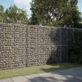 thumbnail image 1 of vidaXL Gabion Basket with Cover 350x100x200 cm Galvanised Iron, 1 of 5
