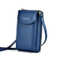 thumbnail image 1 of Women Small Cross-Body Cell Phone Handbag Case Shoulder Bag Pouch Purse Wallet Pu Leather New, 1 of 2