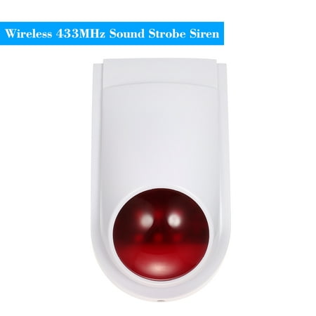 Wireless Sound Strobe Siren Alarm Host, Outdoor Wireless Alarm
