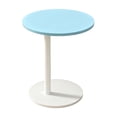 thumbnail image 2 of Modern Stylish Round Side Table For Small Spaces Modern Pedestal Drink Table For Living Room Bedroom Office Portable Couch Table Bedside Table, 2 of 6