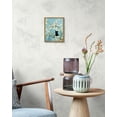 thumbnail image 4 of Drsoum Funny Black Cat Canvas Wall Art Oil Painting Posters Home Decor Vintage Abstract Aesthetic Wall Decorations for Living Room Bedroom 8x10in Brown Framed, 4 of 7