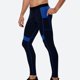 thumbnail image 1 of Pantalones de yoga largos para hombre, cálidos, de fitness, de alta elasticidad, ajustados, para correr, baloncesto, entrenamiento, con bolsillos, 1 of 9