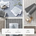 thumbnail image 6 of Martex Restore Stripe Cotton Bath Rug, 20" x 32", Charcoal, 6 of 7