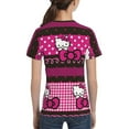 thumbnail image 2 of Boys Girls Hello Kitty T-Shirt Crewneck Short Sleeve Tees Kids Casual Shirt Tops 5-16 Years S, 2 of 5