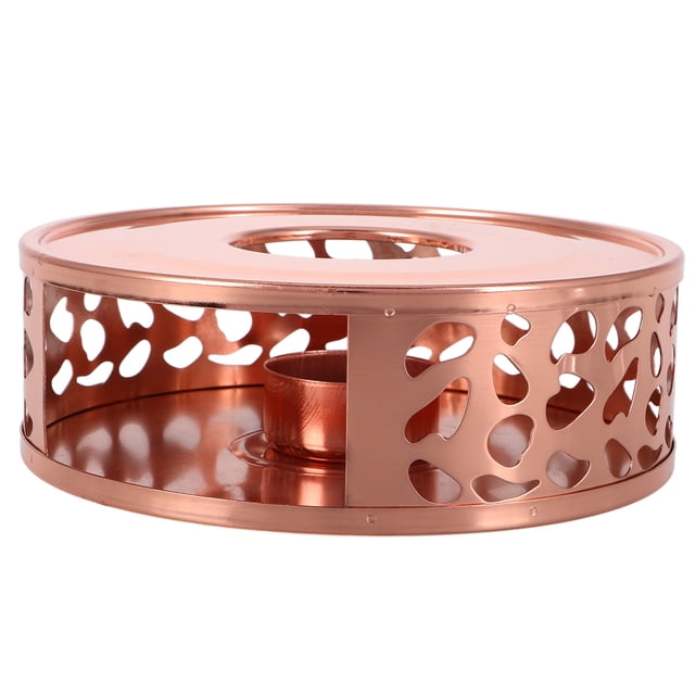 Teapot Warmer with Candle Holder Elegant Teapot Warmer Metal Heating Base for Keeping Tea Warm Home Stylish Teapot Warmer