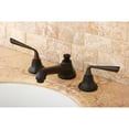 thumbnail image 2 of Kingston Brass Silver Sage Two Handle 8" to 16" Widespread Lavatory Faucet with Brass Pop-up, 2 of 3