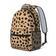 thumbnail image 2 of Leopard Print Backpack for School,Cute School Bag,Schoolbag with Adjustable Shoulder Straps & Padded Back,15.3"x11"x6.7", 2 of 6