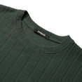 thumbnail image 5 of Thrilos Mens Long Sleeve Shirts Crewneck Casual Tops Pullover Work Shirts Stretch Textured Knit T-Shirts with Pocket, 5 of 9