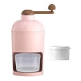 thumbnail image 4 of AMLESO Ice Crusher Diy with Ice Cube Tray Slushie Portable Smoothie Ice Shaving Machine pink, 4 of 8