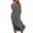Dark Grey, variant on utcoco Womens Casual Loose Long Shirt Dress Side Split Dresses with Pockets
