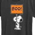 thumbnail image 3 of Peanuts - Snoopy Boo Sign - Women's Short Sleeve Graphic T-Shirt, 3 of 6