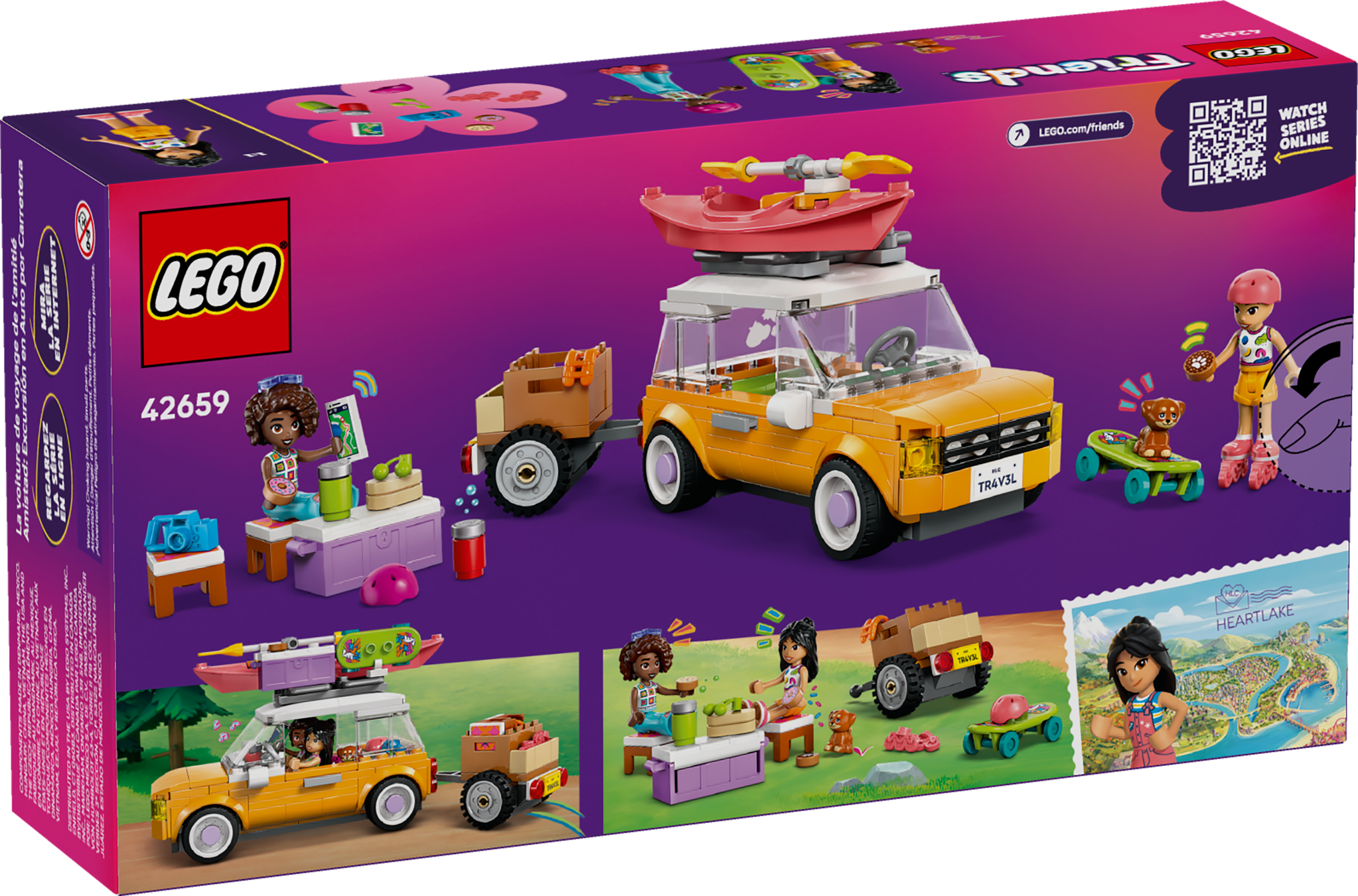 LEGO Friends La voiture de Voyage de l’Amitié, Ensemble de Construction 42659 LEGO La voiture de voya 42659