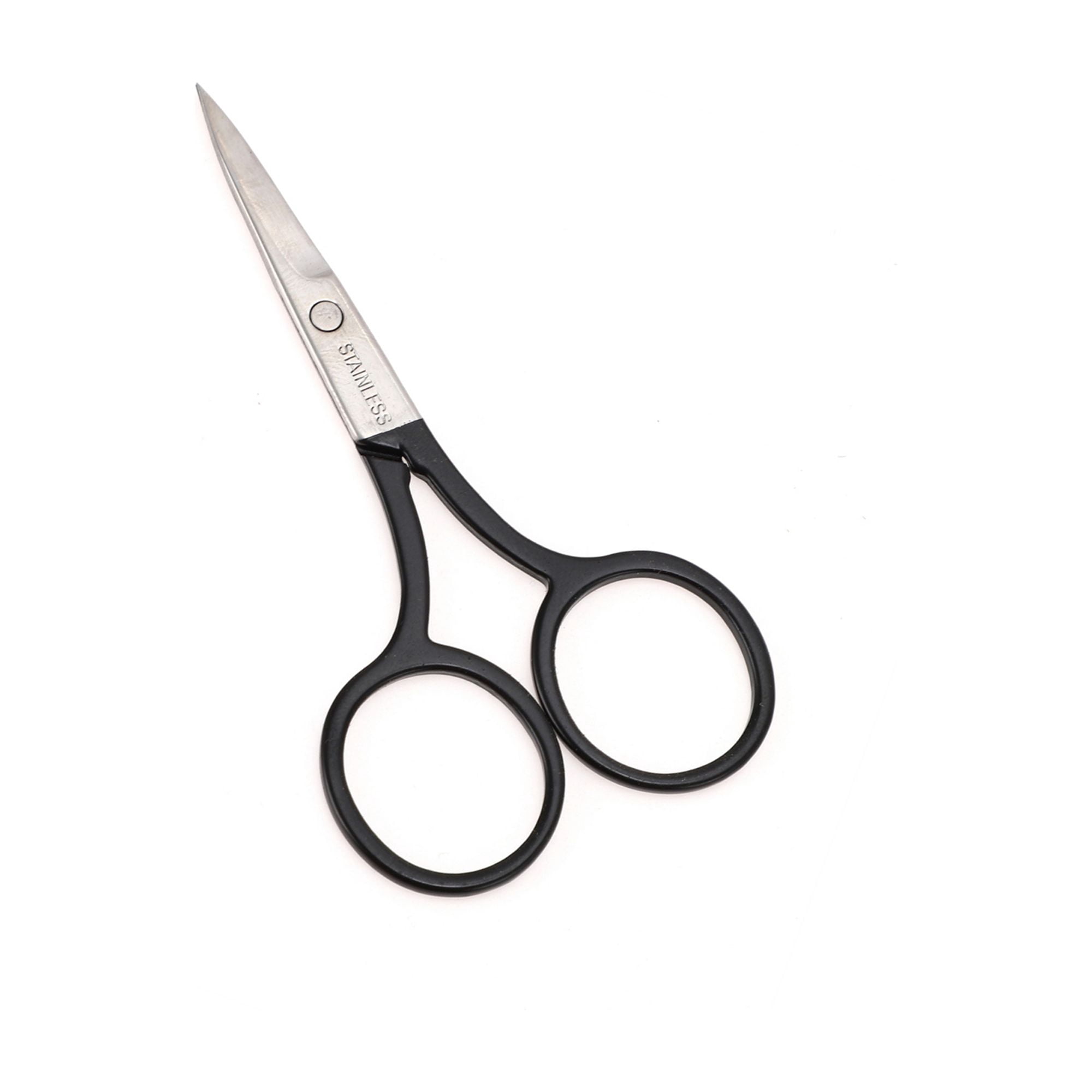 Unique Bargains 1 Pc 2.0 Embroidery Scissors Grooming Bathroom Black