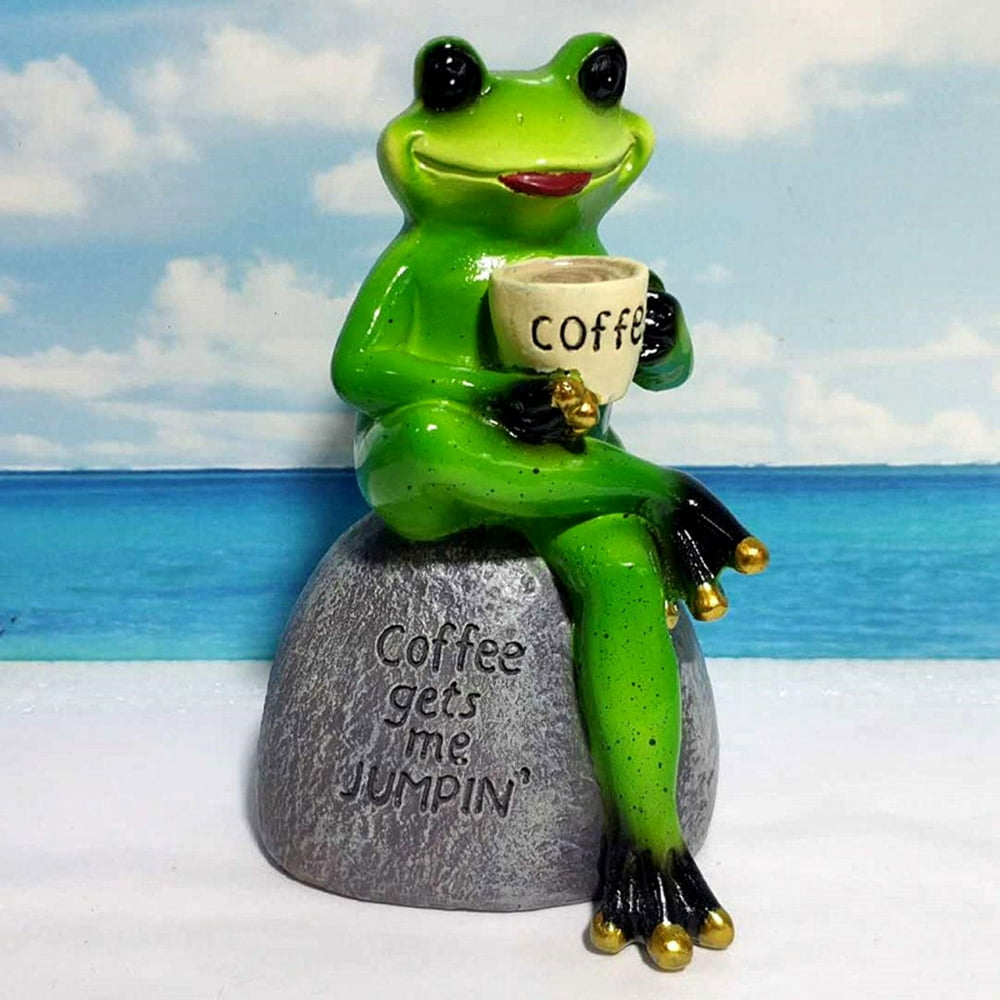 fat frog statue