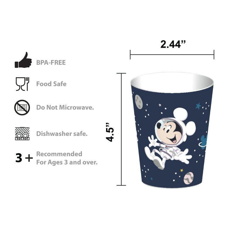Zak Designs 5 pcs Disney Kids Dinnerware Set Melamine Plate