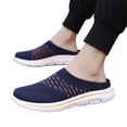 thumbnail image 3 of NOKIO Sport Knitted L𝗈afers for Men Breathable Soft Sole Mules Shoes Fashion S𝗅ip On Backless Casual Shoes Lightweight Outdoor Walking Shoes Comfortable Closed Toe Sneakers, 3 of 5