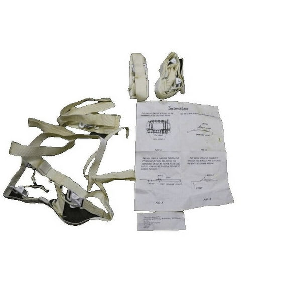 Military Outdoor Clothing Never Issued Snow Shoe Bindings, White, universal size