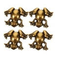 thumbnail image 4 of Zehuanyu 4Pcs Zinc Alloy Frog Shaped Cabinet Knobs Animal Pull Handle Furniture Decoration for Drawer Dresser, 4 of 8