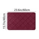 thumbnail image 2 of Alfombra absorbente premium para baño y ducha - Microfibra de secado rápido con reverso antideslizante, ideal para zonas húmedas, 40 x 60 cm, lavable, Aestivo | Rojo | AESTIVO, 2 of 7