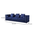 thumbnail image 5 of Sofa with Chesterfield Style and Button Tufting, Blue, 5 of 5