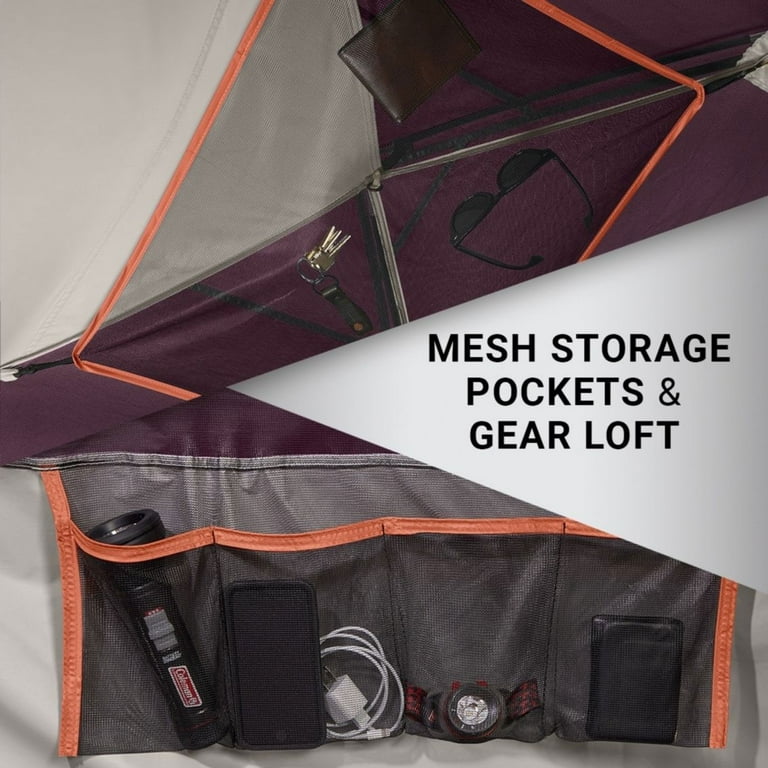 Coleman Skydome 6-Person Camping Dome Tent, Blackberry C002 Coleman Skydome 6-Person Camping Dome Tent, Blackberry C002