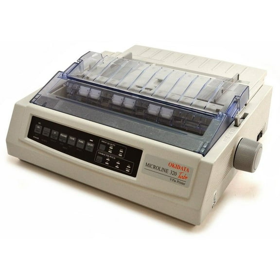 OKI Microline 320 USB Turbo 9-Pin Dot Matrix Printer High-Speed Impact Printing
